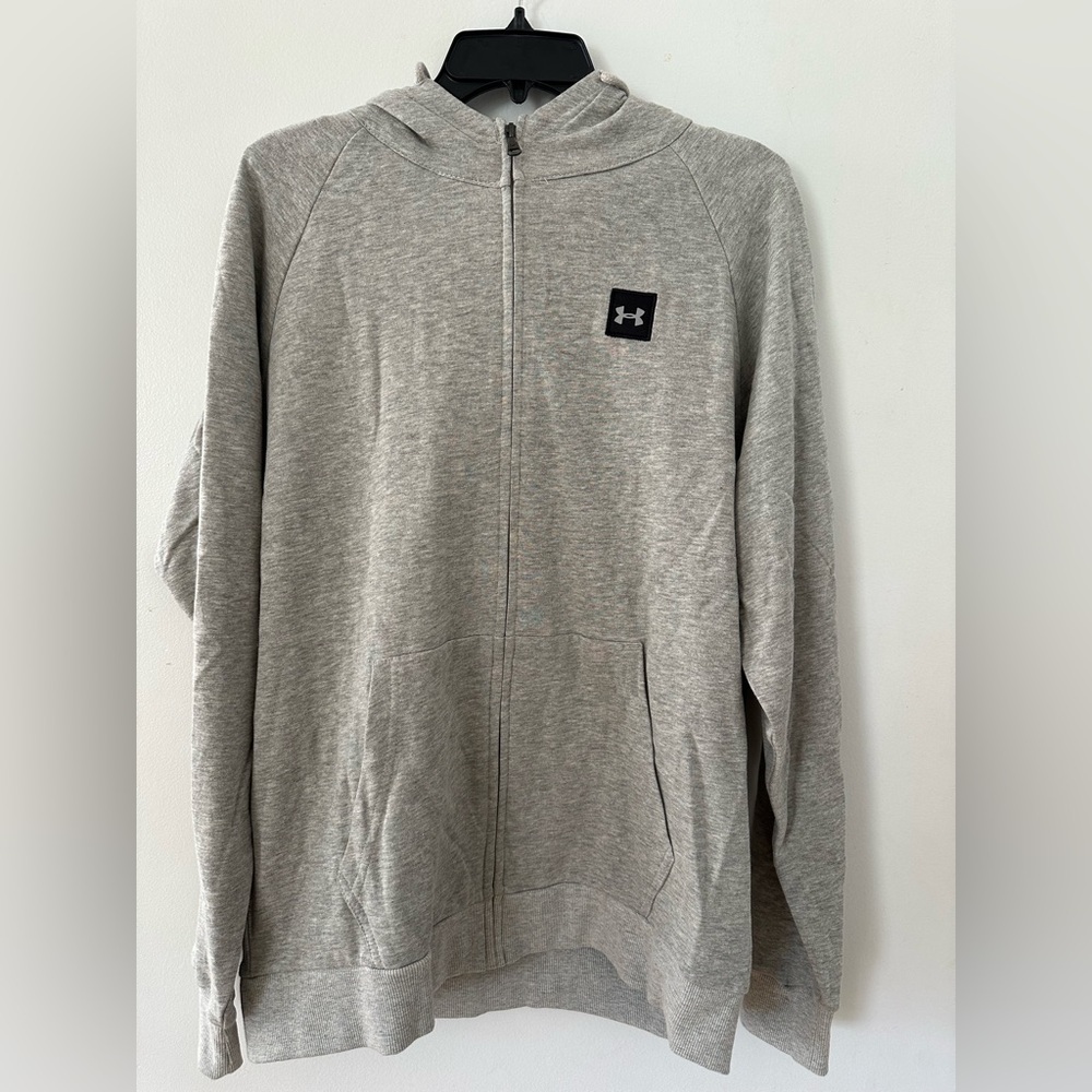 Under Armour Gray Zip Up Sweater Athletic Style